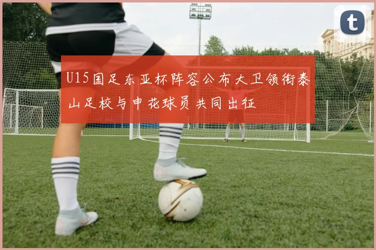 U15国足东亚杯阵容公布大卫领衔泰山足校与申花球员共同出征